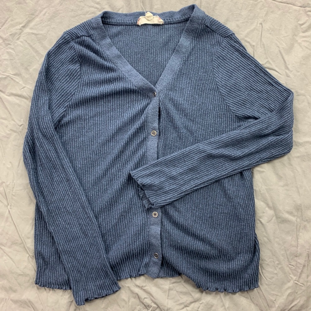 Blue Cardigan